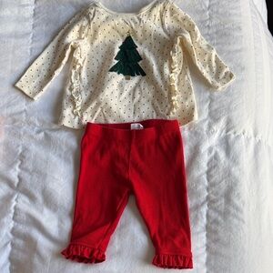 Starting Out Cream and Red Kids Matching Set